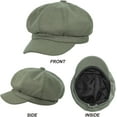 thumbnail image 5 of Womens Newsboy Caps Cabbie Gatsby Hat Visor Beret Hat Fashion Ladies Caps for Womens Hat, 5 of 6