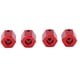 thumbnail image 1 of Adaptador De Cubo De Rueda Hexagonal, Conector De Ensanchamiento De Cubo RC, Reducción De Aleación De Aluminio Para Traxxas 1/10 RC Crawler Car ZAQW Rojo 12mm, 1 of 8