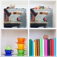 thumbnail image 6 of Ryvnso A Red Bird on Roof View Storage Basket Large Bin Foldable Boxes Toys Organizer 14.2x10.2x8.3in 1 PC, 6 of 8
