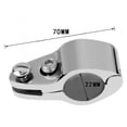 thumbnail image 5 of 2pcs Top Jaw Slides with Quick Release Pin Round Tubing, Top Hardware, 316 Stainless Steel Marine Hardware Pair （22mm）, 5 of 5