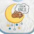 thumbnail image 4 of Inktastic I Love My Uncle Boys or Girls Baby Bib, 4 of 4