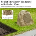thumbnail image 2 of Theater Solutions 2R8S Outdoor Sandstone 8" Rock 2 Speaker Set for Deck Pool Spa Yard Garden, 2 of 6