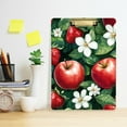 thumbnail image 2 of FORMRS Acrylic Clipboard with Low Profile Clip Standard A4 Letter Size, 12.5" x 9", Red Apple Pattern, 2 of 8