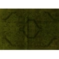 thumbnail image 1 of Ahgly Company Indoor Rectangle Oriental Yellow Modern Area Rugs, 7' x 9', 1 of 4