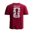thumbnail image 2 of Playera Fexpro FIFA Fifa Playera burgundy Escudo México - MX logo Talla EG, 2 of 4