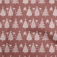 thumbnail image 1 of oneOone Cotton Poplin Red Fabric Tree Sewing Material Print Fabric By The Yard 56 Inch Wide, 1 of 6
