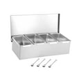 thumbnail image 2 of Caja organizadora de condimentos BLESIY recipiente para especias 4 rejillas Acero inoxidable, 2 of 8