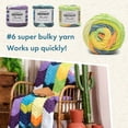 thumbnail image 4 of Manta con estampado de patchwork de Yarn Bernat, 2 unidades, 600 g, poliéster, 4 of 7