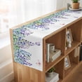 thumbnail image 6 of Table Runners 90 Inches Long Dress Scarves, Wisteria Farmhouse Coffee/Dining/Kitchen Table Runner for Living Room, Purple Flowers Leaves Butterflies Botanical Spring 13x90 Inch, 6 of 9