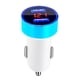 thumbnail image 1 of Seitruly de pantalla de dígitos para teléfono móvil de coche, medidor de voltaje, adaptador de carga USB portátil para accesorios de enchufe Teléfono y Comunicación Blanco azul, 1 of 8
