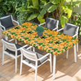 thumbnail image 2 of Saint Patrick's Day Table Cloths for 6 Foot Rectangle Tables, Orange Gnomes Hat Boot Rainbow Clovers Patio Waterproof Elastic Fitted Tablecloths, Washable Rectangular Table Cover for Camping, 2 of 8
