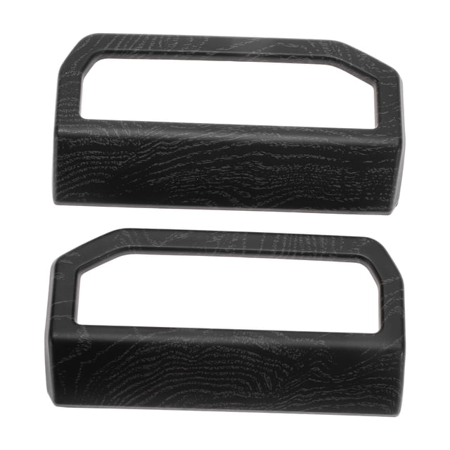 Cubierta de recorte de la salida de aire acondicionado Unique Bargains para el interior de Toyota Tacoma 2024-2025, etiqueta de recorte del marco de la salida de aire negro madera 1 par