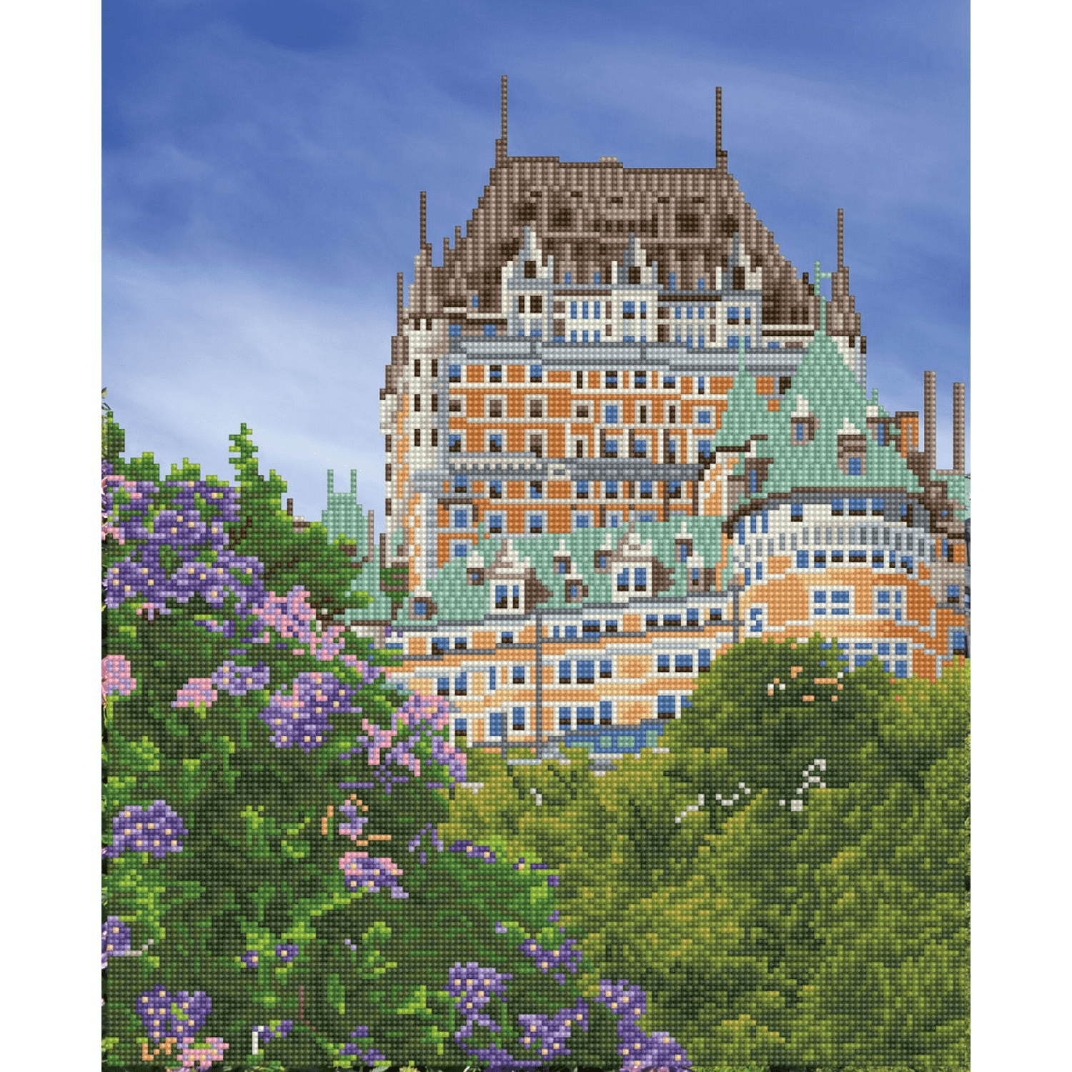 Diamond Dotz Chateau Frontenac Diamond Painting Kits for Adults - Diamond Art Kits a Relaxing Creative Craft Kit with Dotz Gems