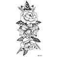 thumbnail image 2 of Pntutb Autocollants Tatouages Croquis Abstraits Fleurs Roses, 2 of 2
