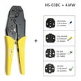 thumbnail image 1 of Mini Crimping Pliers HS-03BC Clamp Tools Cap/coaxial Cable Terminals Kit 230mm Mini Carbon Steel Multifunctional Electrical ,Widely Compatible, 1 of 7