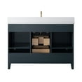 thumbnail image 3 of Vanity Art 48" Bathroom Vanity with Sink and Engineered Marble Top, Freestanding Storage Cabinet with 2 Drawers, 2 Shelves and 1 Flip Down Tray, 3 of 6