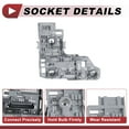 thumbnail image 4 of Cableado del Zócalo de Luz Trasera Izquierda para Mercedes-Benz C-Class W204 Saloon 2012-2014 No.2048202277 Arnés de Pigtail ​Conector Pre-Cableado Tubos Termoretráctiles, 4 of 7