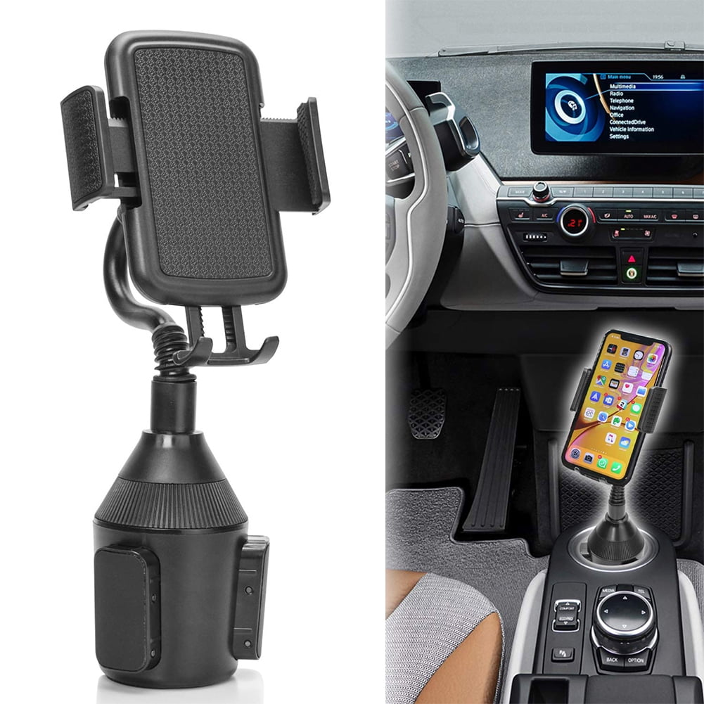 Hesroicy Universal 360 Degree Rotating Car Cup Holder Phone Mount Stand