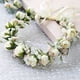 thumbnail image 2 of Monstrate ligera y no tóxica del pelo de la flor para las novias de la boda de los accesorios nupciales del pelo de la novia Kits de decoración para fiestas Beige, 2 of 6