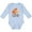 AE-Light Blue, variant on My Grammy Loves Me Fox Boys or Girls Long Sleeve Baby Bodysuit