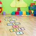 thumbnail image 6 of YOHAVEN Hopscotch Wall Stickers PVC Preschool Game Jump Lattice Floor Decals Bright Color Educational Stickers for Kindergarten Playroom Classroom Bedroom Decor, 6 of 6