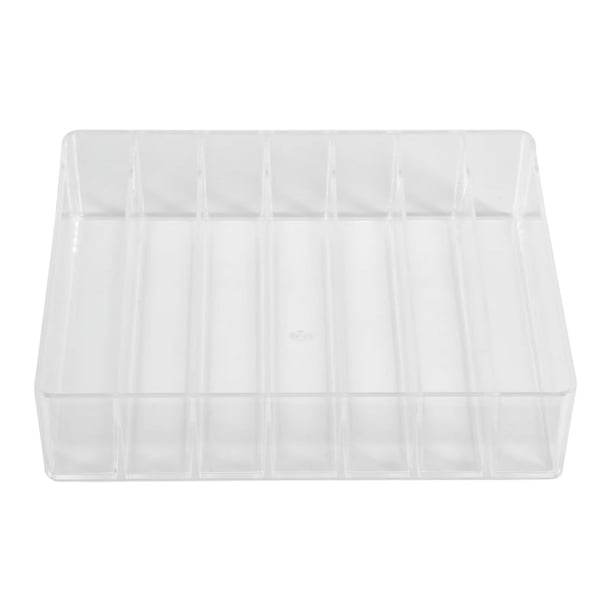 Organizador de Paletas de Sombras de Ojos - Organizador de Paletas de AcríLico de Maquillaje Dividido en 7 Secciones para Maquillaje de CosméTicos de Vanidad