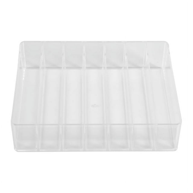 Organizador de Paletas de Sombras de Ojos - Organizador de Paletas de AcríLico de Maquillaje Dividido en 7 Secciones para Maquillaje de CosméTicos de Vanidad