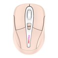 thumbnail image 3 of Ratón inalámbrico portátil de 2,4G, recargable por USB, 3 niveles DPI, silencioso, integrada de 400mAh, 1600DPI para ordenador de escritorio, Rosado Macarena Ratones para juegos, 3 of 7