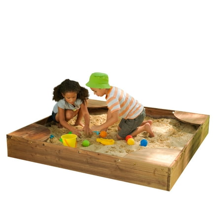 KidKraft Backyard Sandbox - Espresso