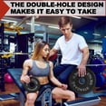 thumbnail image 6 of FlexWave 2-Inch Olympic Cast Iron Weight Plates Set – 95LB Total (2x2.5lb, 4x5lb, 2x10lb, 2x25lb) – Perfect for Standard Olympic Barbells, 6 of 7