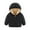 Black, variant on HAiming Toddler Baby Boys Girls Winter Coats Long Sleeve Hooded Fleece Lined Jacket Casual Thickened Warm Outwear