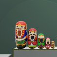 thumbnail image 1 of de anidación rusas Matryoshka de de dibujos animados hechas para adorno de habitación de accesorios de decoración del Hugo muñecas rusas de anidación, 1 of 10