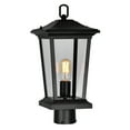 thumbnail image 1 of CWI Lighting Leawood 1 Light Black Outdoor Lantern Head, 1 of 4