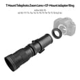 thumbnail image 4 of Telephoto Camera Mf Super Telephoto Zoom Lens f/8.3-16 420-800 mm t Monte Con Anillo Adaptador Universal 1/4 Reprazamiento de Hilo para Cáras CAmaras Cannicas Ef-MonTón 80d 70d, 4 of 7