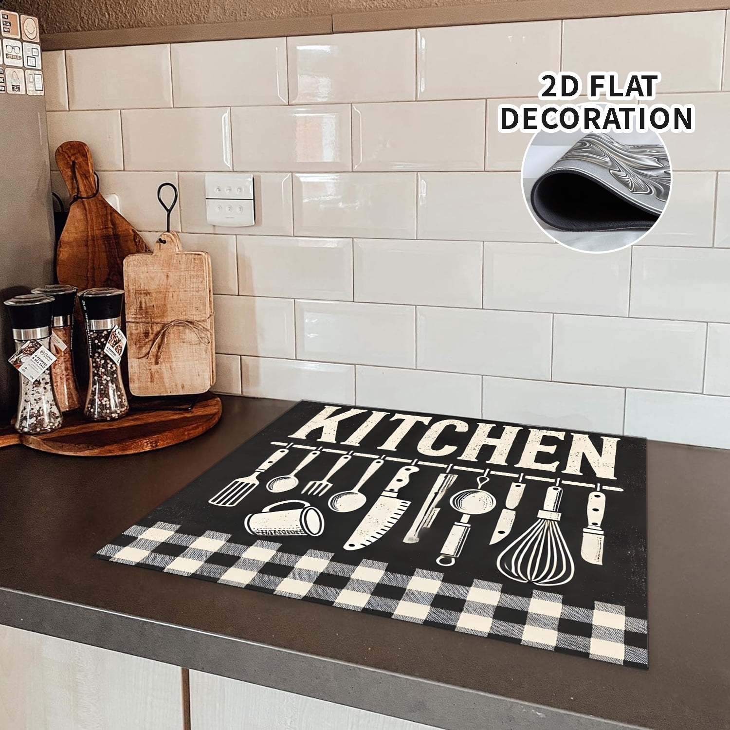 Top Cover for Electric Stove 28 "x 20 ", Checkerboard pattern ，Resistant Glass Top Stove Cover Protector, Glass Cooktop Covers, Kitchen Flat Electric Stove Top Covers