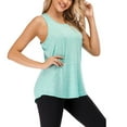 thumbnail image 4 of Ruyang Women's Tank Tops Summer Tops for Women 2024 Running Fast Dry Loose Exercise Yoga T Shirt Top Women Shirt Loose, 4 of 6