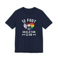thumbnail image 3 of 12 foot Skeleton Club funny LGBTQ pride Giant Skelly Unisex Leisure T-shirt, 3 of 7