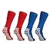thumbnail image 3 of Nobles Chaussettes Antidérapantes Extra Larges TTTG pour Pieds Enflés et Dème - TTTG Extra Larges (4 Paires 2 Bleues 2 Rouges), 3 of 4