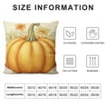 thumbnail image 5 of COMIO Autumn Pumpkin Pillow Covers, Fall Farmhouse Harvested Maple Leaf Pattern printing Theme Throw Pillow Cover, Throw Pillow Covers  Fabric Decor for Bedroom Couch Pation,  Yellow, 5 of 5