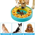 thumbnail image 2 of iMounTEK Dog Puzzle Toys Slow Feeder Bowl Food & Treat Training Toy for All Dog Sizes & Cats, Pet Push Slow Food Bowl, Non-Slip Smart Food Dispenser, Blue, 2 of 7