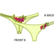 Wildflower Low Rise Thong Small Lime