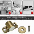 thumbnail image 4 of 4PCS Magnet for Cupboard Door Magnetic Door Latch Magnetic Door Closer with 4 Washers and 12 Screws Magnetic Cupboard Closure for Furniture, Wardrobe, 4 of 5