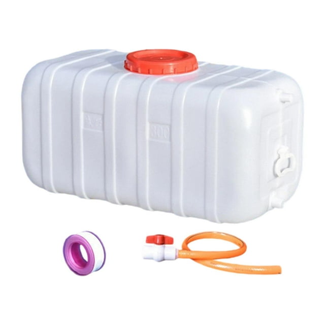 DYNWAVECA Camping Water Container Emergency Water Storage Multifunctional Easy Cleaning Thickened Food Grade for Backpacking Barbecue 220 catties