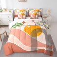 thumbnail image 1 of Erosebridal Abstract Geometry Bedding Sets Queen Size, Chic Stripes Comforter Sets with Sheets, Modern Minimalism Decor, 7 Pieces, 1 of 5