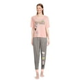 thumbnail image 5 of Hello Kitty Women’s Graphic Sleep Jogger Pants, Sizes XS-3X, 5 of 5