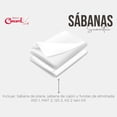 thumbnail image 4 of Juego Sábanas Concord Suavitec Plus Gris Fuerte Matrimonial, 4 of 4