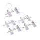 thumbnail image 5 of 5 ganchos para ropa, pinzas para colgar botas, calcetines y toallas, resistentes. gris, 5 of 9