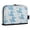 Cartoon Blue Dinosaurs, variant on Standing Pencil Case with Base Large Capacity Stationery Pouch Pen Bag with Zipper for Women Men Watercolor Vintage Blue Bird