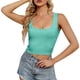 thumbnail image 1 of Gibobby Chaleco de moda para mujer, Top corto Sexy de verano, diseño Simple y exquisito(Verde,M), 1 of 5