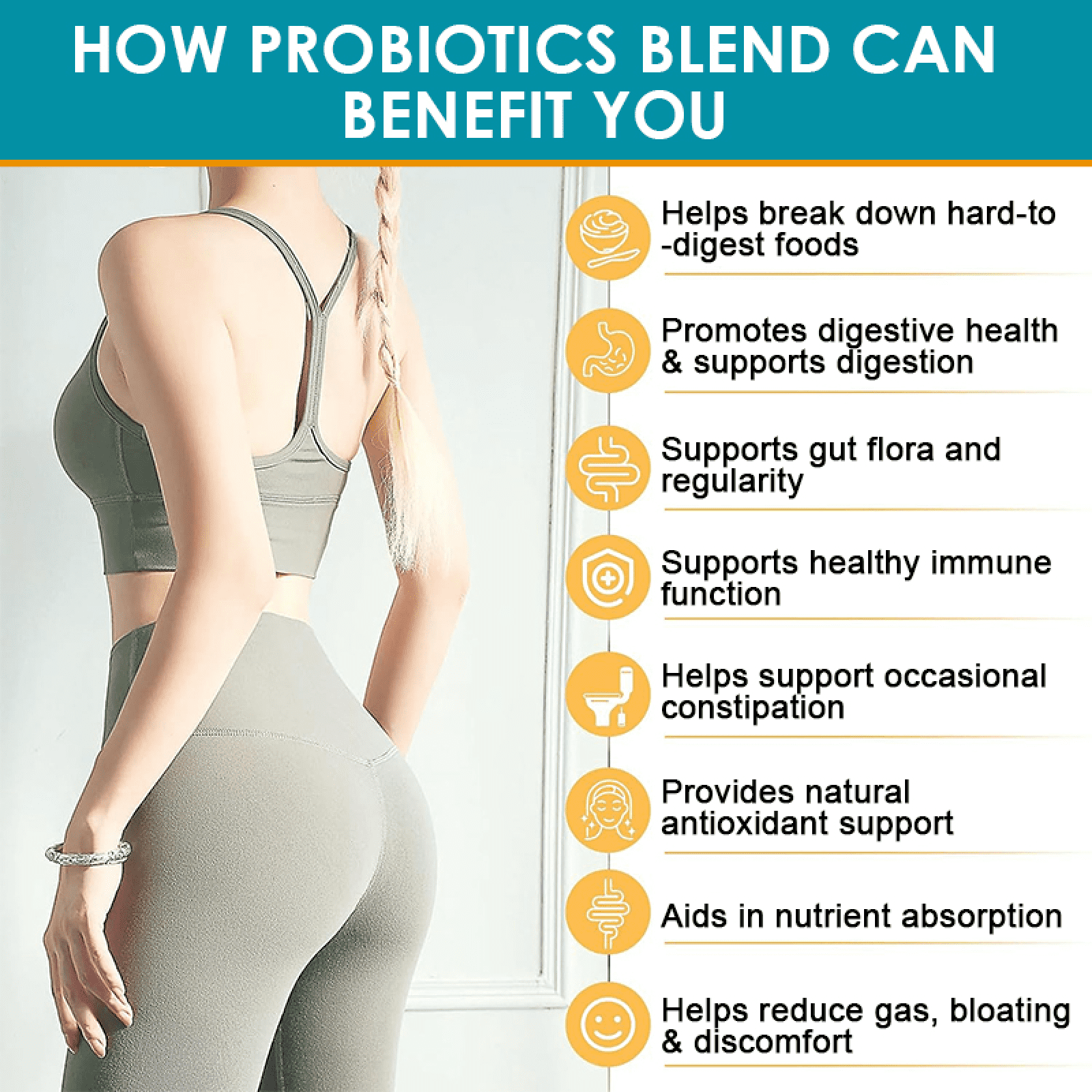 (3 Pack)Probiotic 120 Billion CFU for Women & Men - Immune, Digestive & Gut Health -120 Capsule
